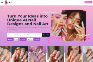 Artinails – AI美甲设计平台，文字描述生成美甲方案