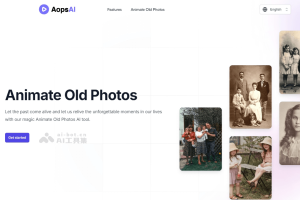 AopsAI – AI照片处理工具，将旧照片转化为动态短视频