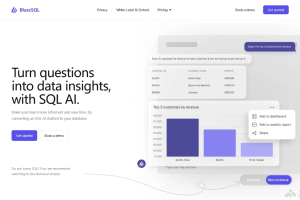 BlazeSQL – AI数据分析工具，将自然语言问题转化为SQL查询