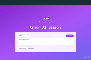 Onion AI – AI聚合搜索引擎，无缝切换多个AI搜索引擎