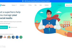 Publer – AI社交媒体管理工具，创作和高效管理社交媒体内容