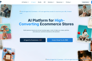 HuHu.ai – AI模特图生成平台，支持自定义模特