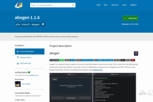 abogen – 开源AI文本转语音工具，支持生成同步字幕