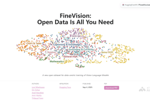 FineVision – Hugging Face开源的视觉语言数据集