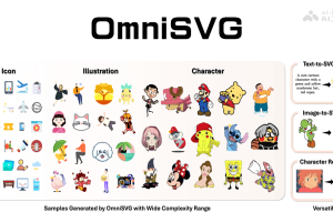 OmniSVG – 复旦大学联合 StepFun 推出端到端多模态矢量图形生成模型
