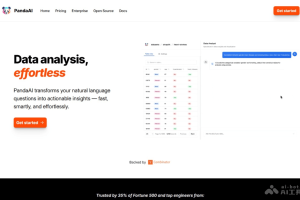 PandaAI – AI数据分析平台，自然语言交互提供数据分析洞察