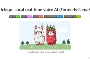 Ichigo – 开源的多模态AI语音助手，实时处理语音和文本的交织序列