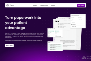 Tennr – AI医疗文档处理平台，自动化文档分类、医疗信息提取实现高效转诊