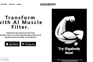 GigaBody – 专为男性用户推出的AI一键增肌应用