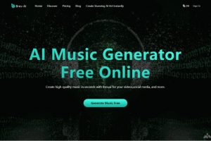 Brev AI – 在线AI音乐生成器，输入文本描述生成独特音乐作品或歌词