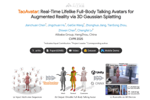 TaoAvatar – 阿里推出的实时高清3D全身对话数字人技术