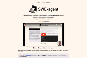 SWE-agent – 普林斯顿开源的AI程序员智能体