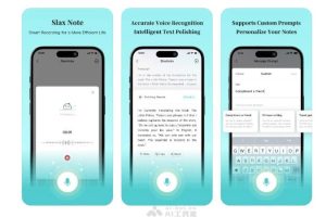 Slax Note – 语音转文字的AI笔记应用，自动润色文本