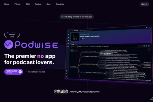Podwise – AI播客知识管理平台，提取博客关键点形成结构化知识