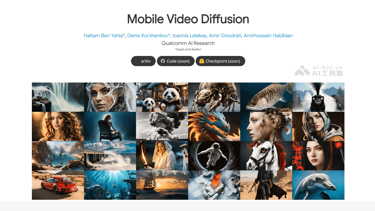 MobileVD – 首个针对移动设备优化的视频扩散模型插图