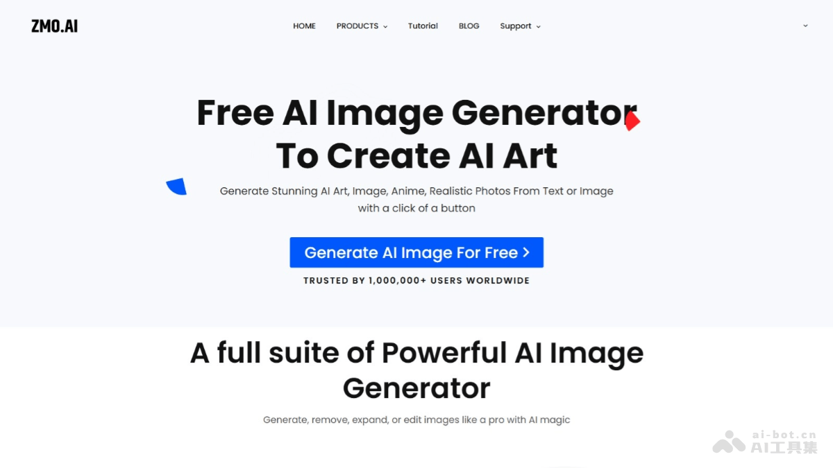ZMO.AI – AI图像处理平台，支持文字描述或上传图片生成和编辑图像插图