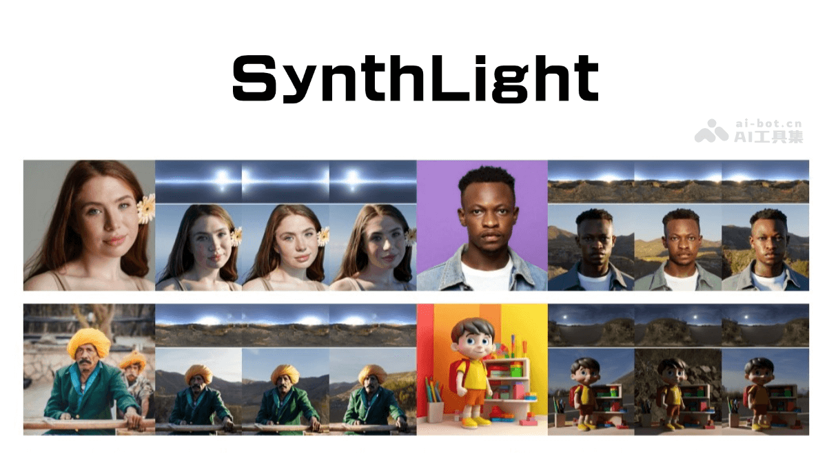 SynthLight – 耶鲁大学联合 Adobe 推出的人像重照明技术插图