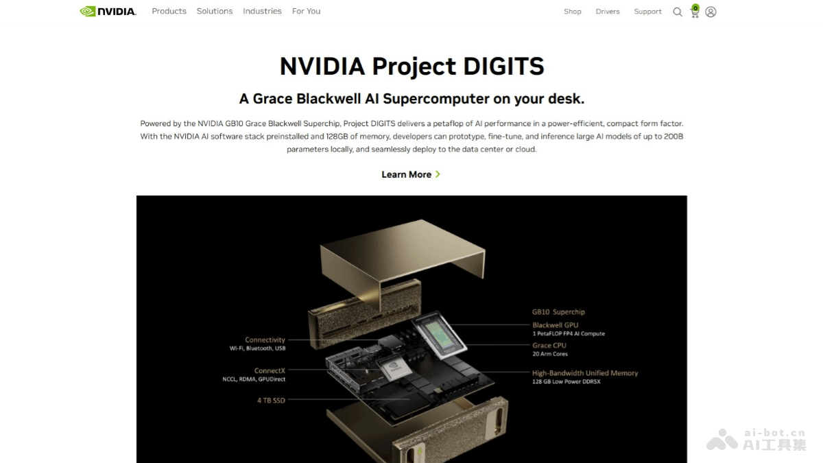 Project DIGITS – NVIDIA 推出的个人 AI 超级计算机插图