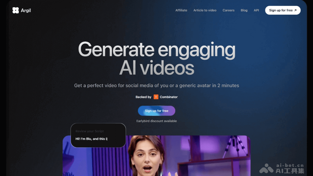 Argil – AI视频生成平台，创建自己的 AI 克隆，生成各种视频内容插图