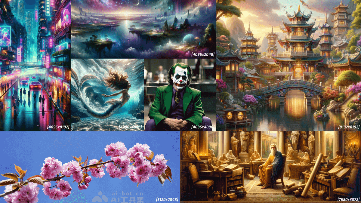 Inf-DiT – 清华联合智谱 AI 推出的超高分辨率图像生成模型插图