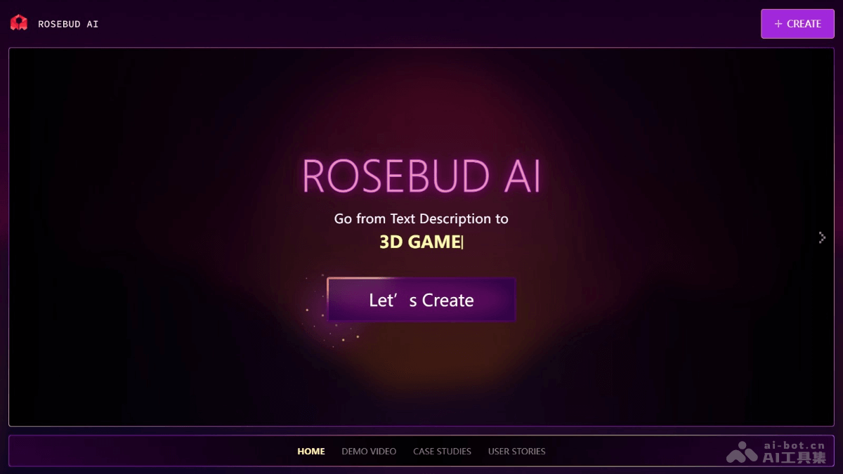 ROSEBUD AI – AI游戏开发平台，文本描述快速构建 3D 游戏插图