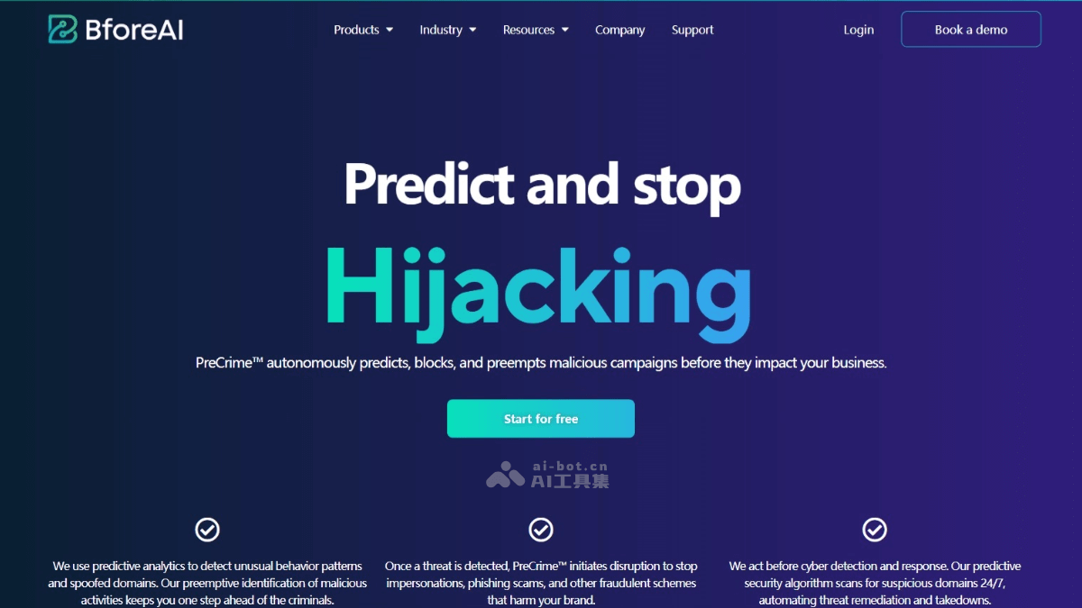 BforeAI – AI预测网络安全平台，支持快速识别、标记和移除恶意内容插图