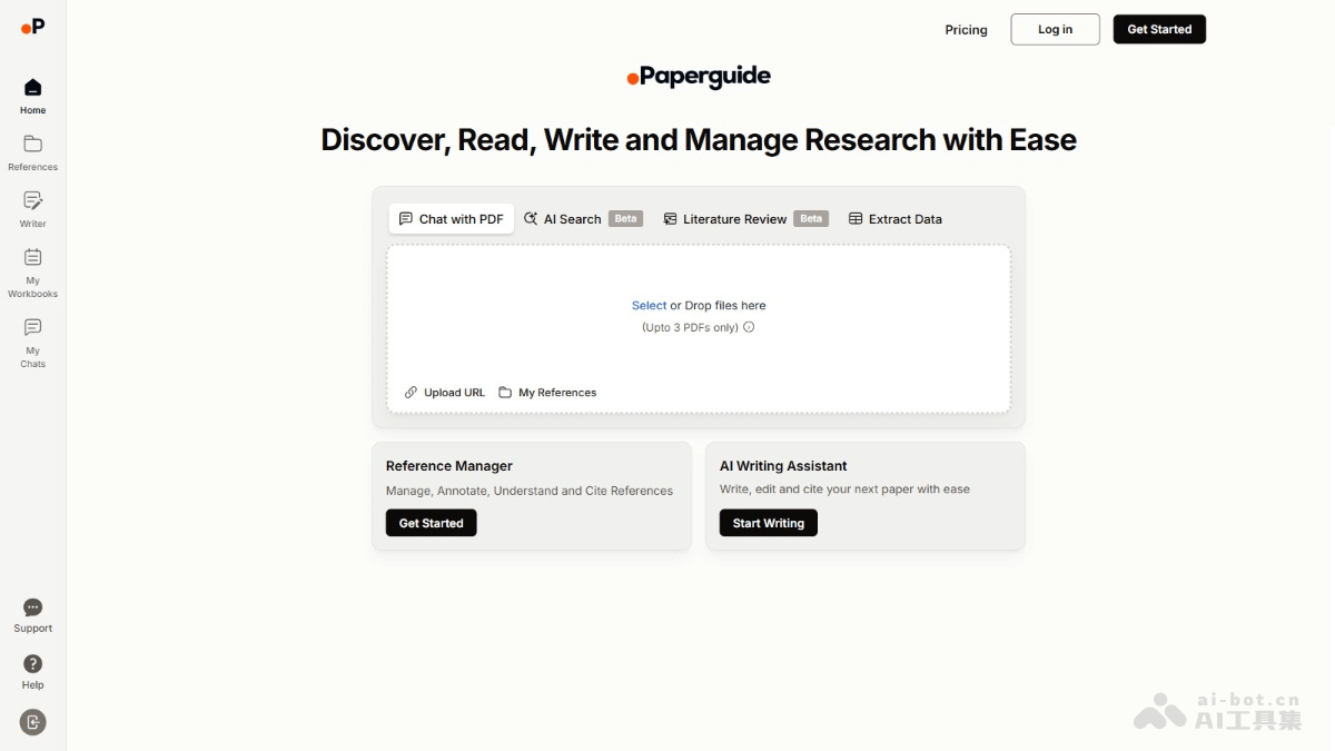 Paperguide – 专为研究人员设计的多功能 AI 学术写作助手插图
