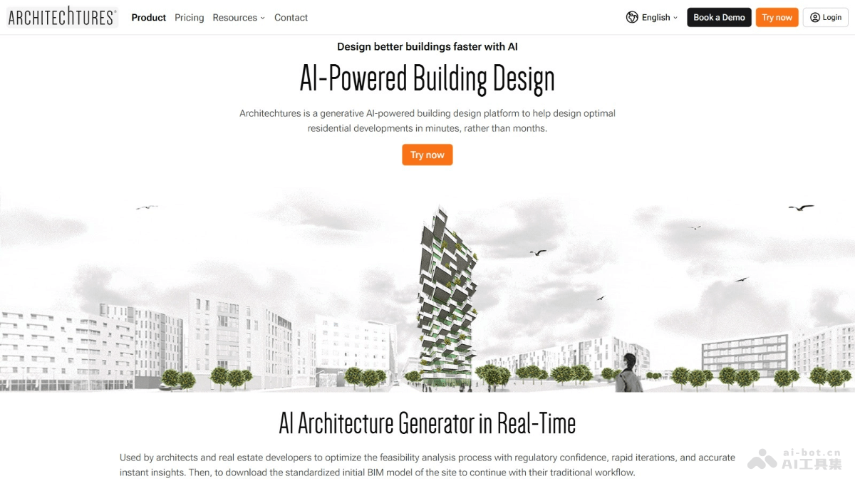 ARCHITEChTURES – AI建筑设计平台，自动化建模、测量计算等获取CAD和BIM图纸插图