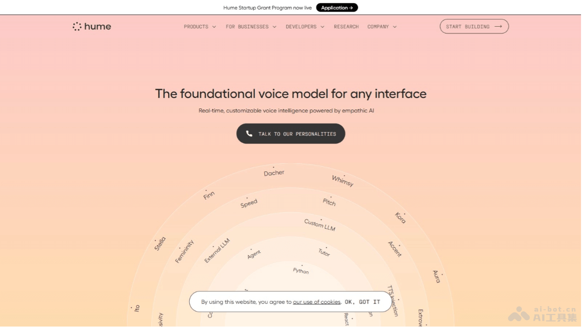 Hume AI – AI语音对话机器人,专注于理解情绪感知和表情测量插图 Hume AI – AI语音对话机器人,专注于理解情绪感知和表情测量插图