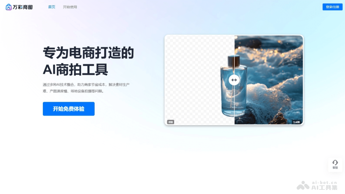 万彩商图 – AI图像处理工具，专为电商打造的多功能商拍服务插图