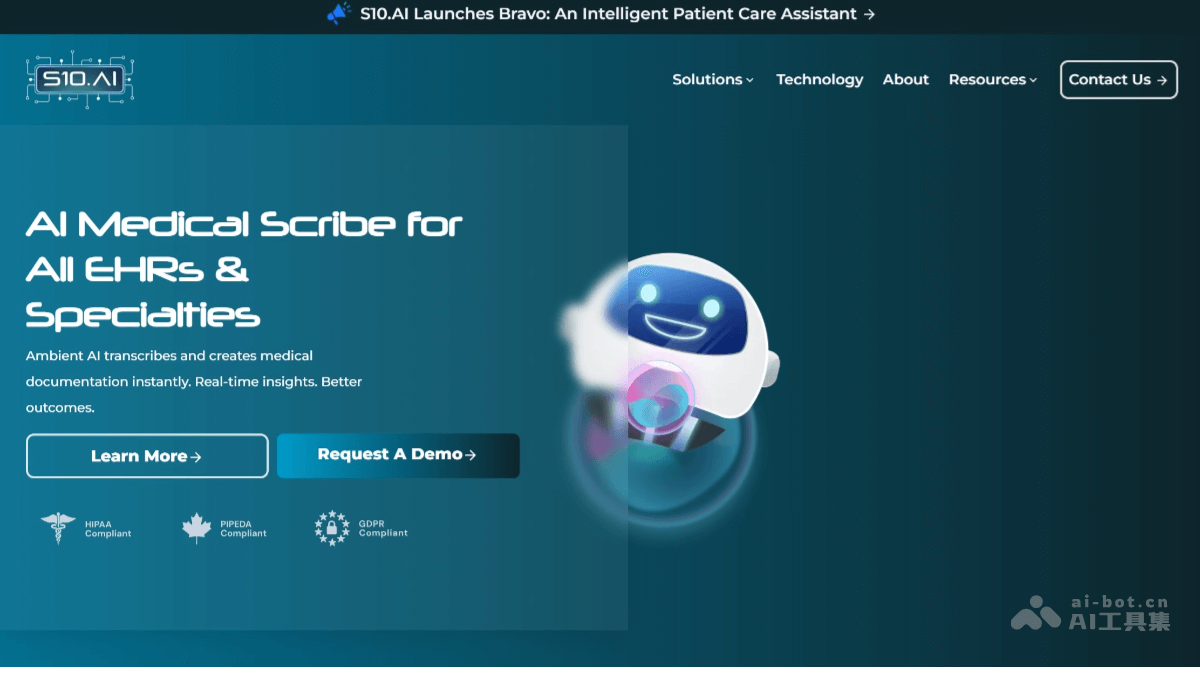 S10.AI – AI医疗助手，实时记录患者对话，自动生成精确的医疗记录插图