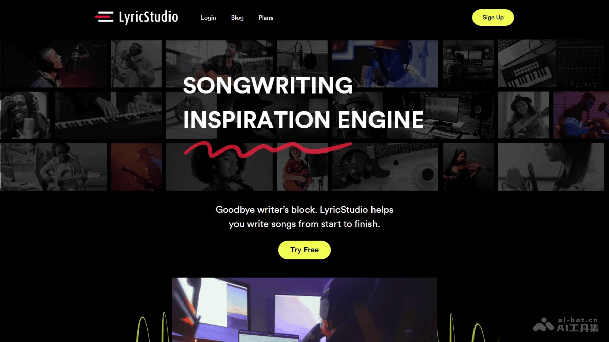 LyricStudio – AI歌词创作工具，根据主题、情感、风格生成个性化歌词插图