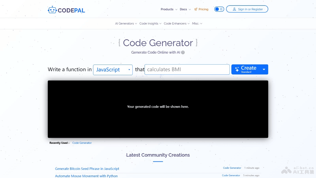 CODEPAL – AI编程辅助工具，将自然语言转换成实际代码插图