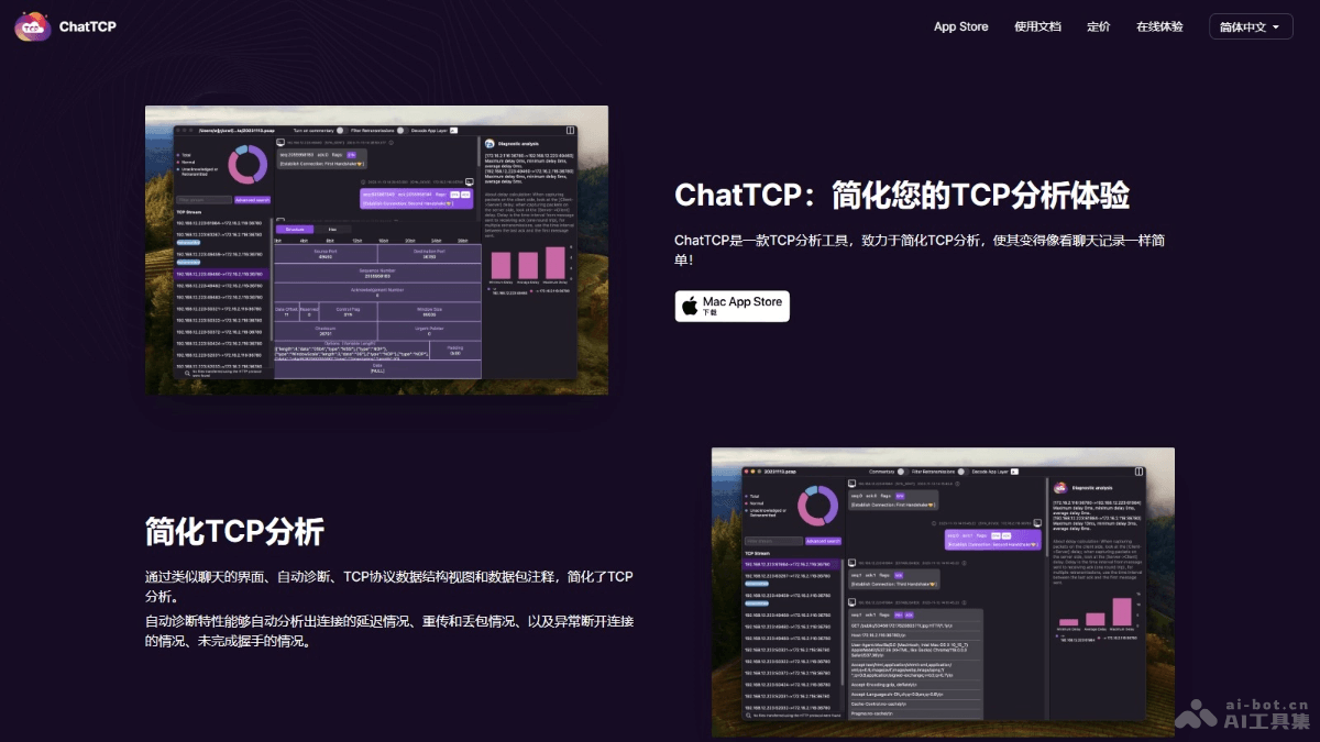 ChatTCP – TCP协议分析工具，基于聊天界面自动进行诊断和分析插图