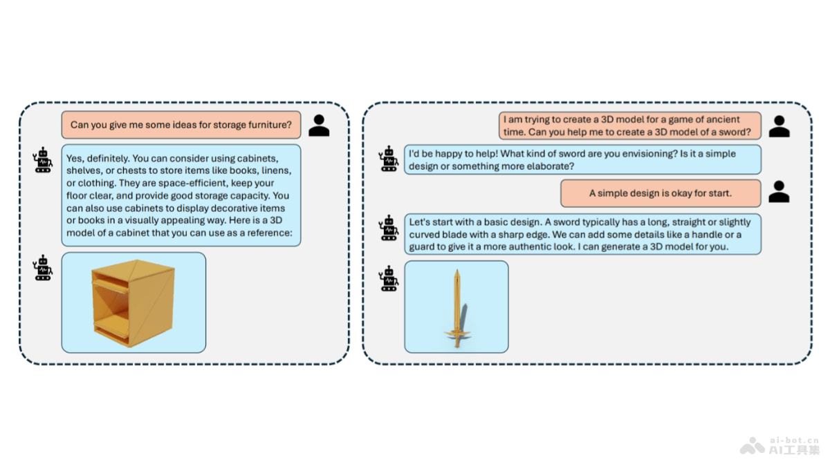 LLaMA-Mesh – 清华联合英伟达推出的自然语言生成复杂的3D模型项目插图