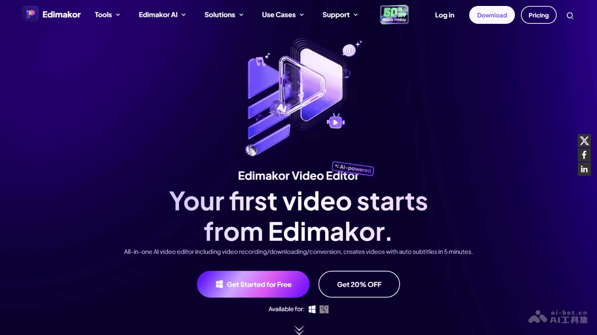 Edimakor – HitPaw 推出的全能AI视频编辑软件插图