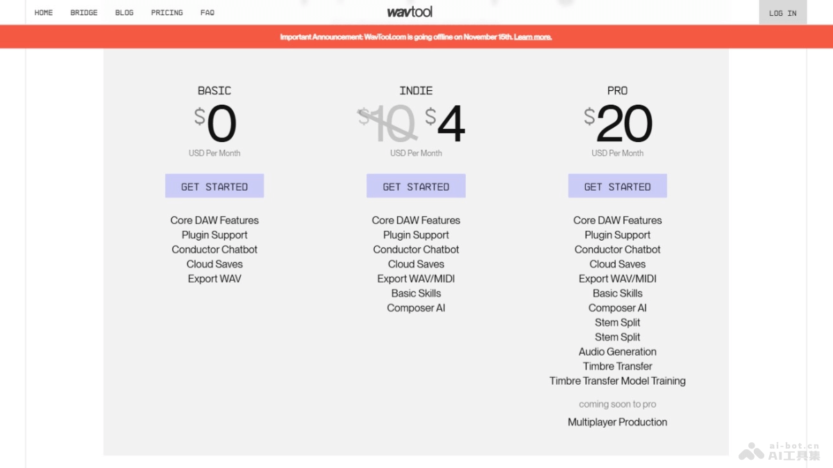 Wavtool – AI驱动基于浏览器的在线音乐创作平台插图1