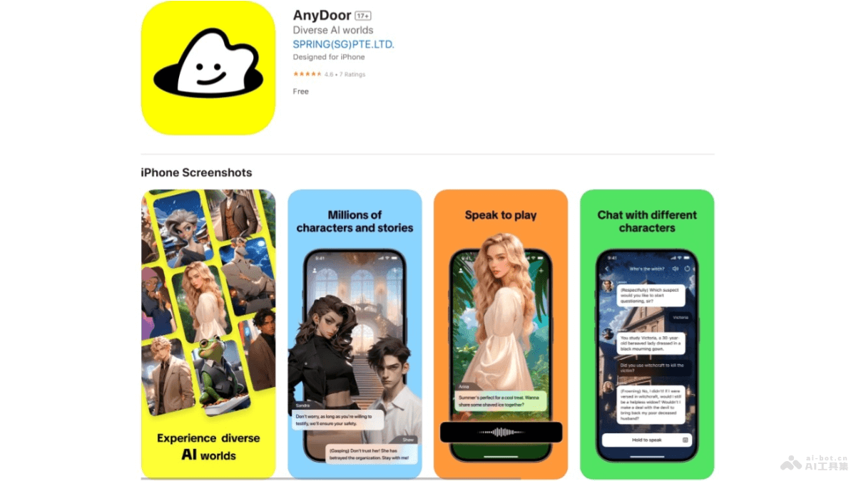 AnyDoor – 字节推出面向海外的AI虚拟社交平台插图