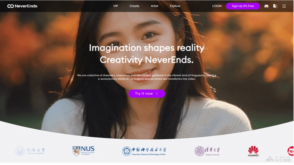 NeverEnds – AI视频创作平台，自动生成多个视频版本插图