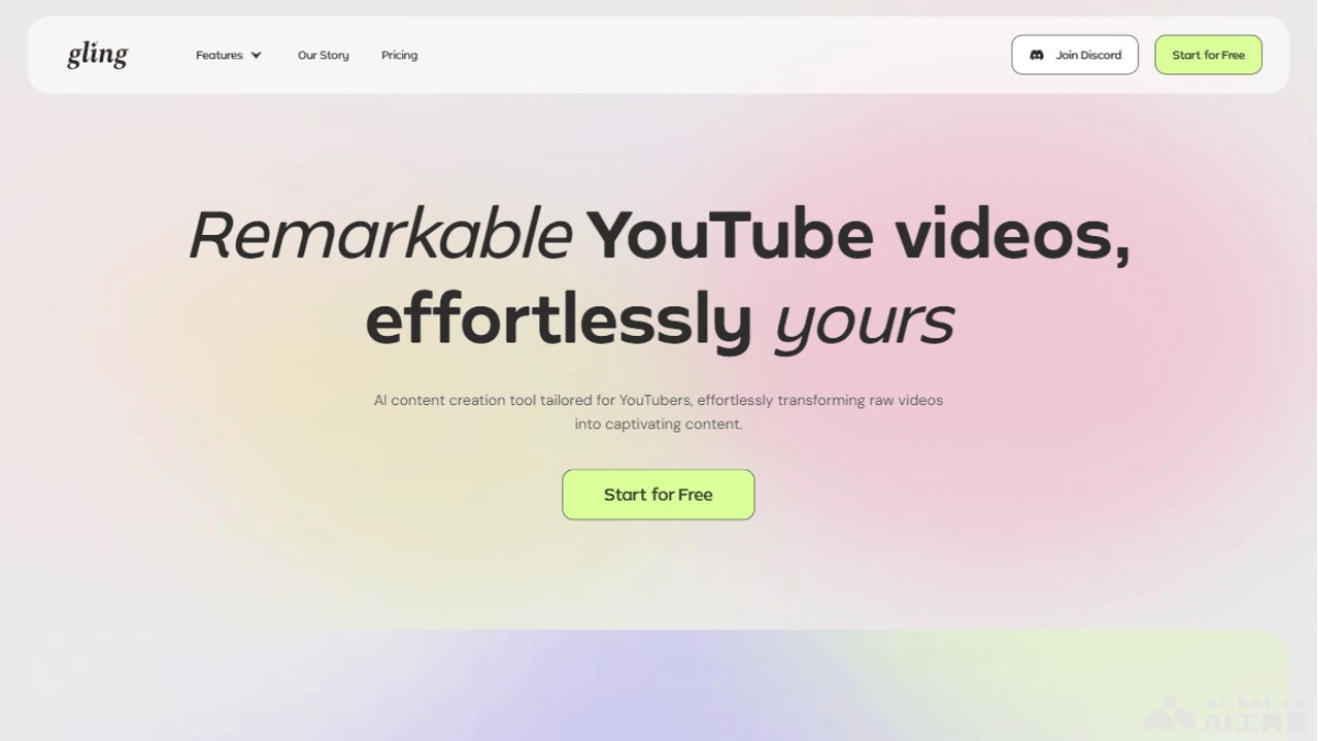 gling – AI视频编辑工具，自动识别视频中的坏镜头插图
