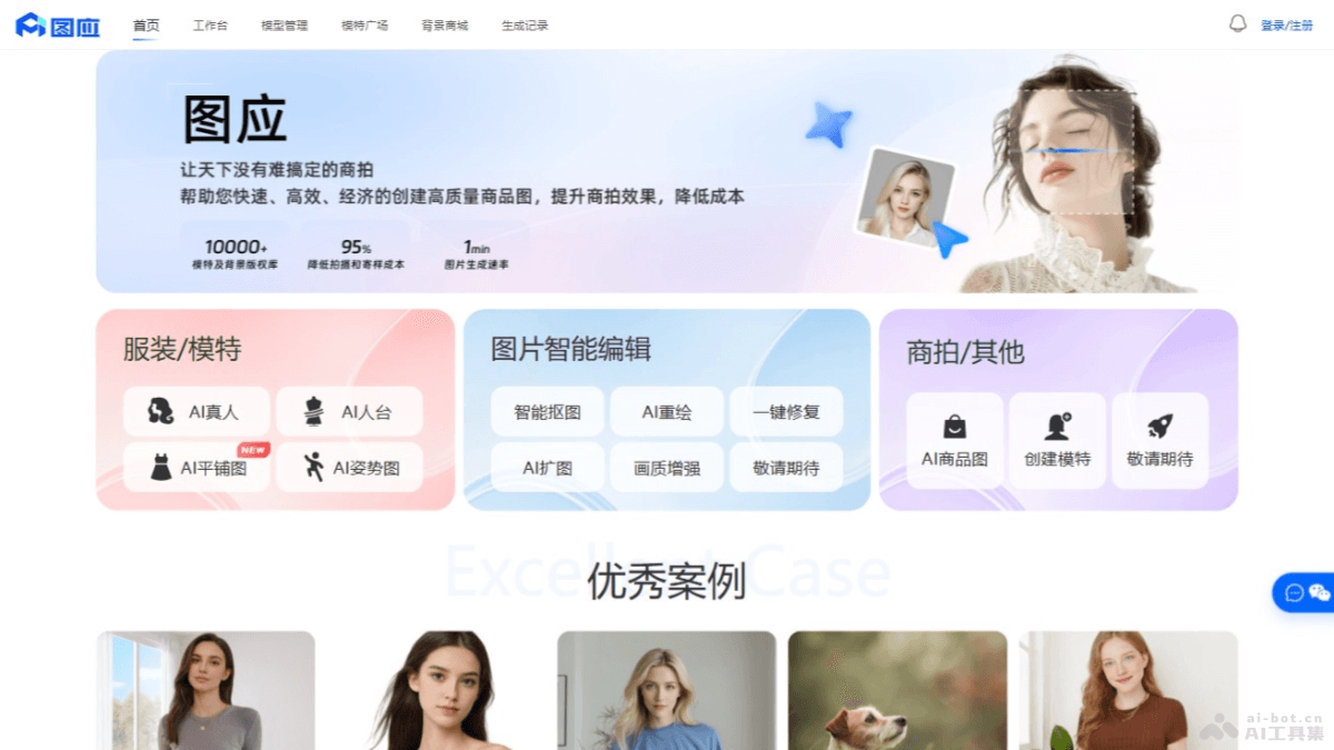 图应 – AI商拍工具，自动生成真实场景模特展示效果插图