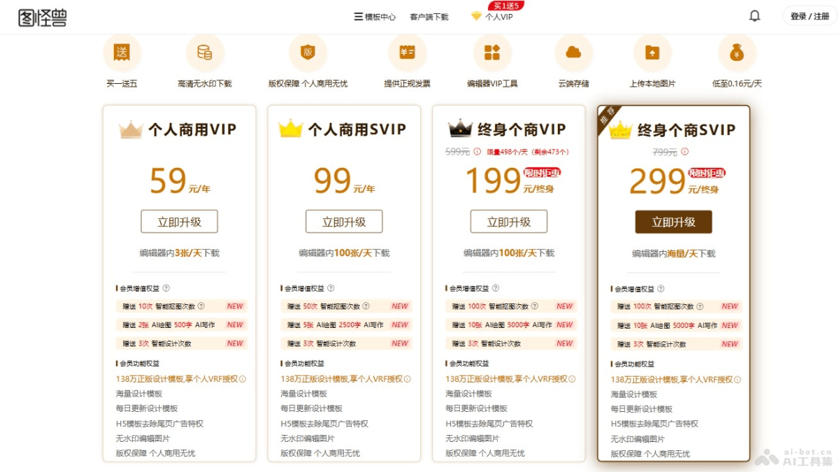 图怪兽 – 在线AI图像设计平台，支持多端登录满足多种营销需求插图1