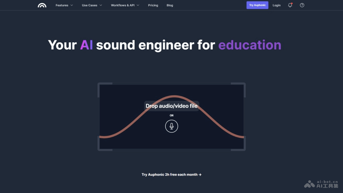 Auphonic – AI音频剪辑工具，自动完成音频处理任务生成高质量音频插图