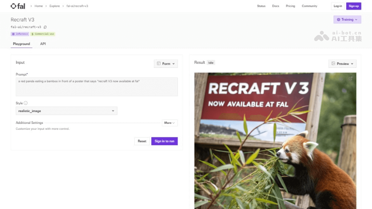 Red_Panda – Recraft推出的AI图像生成模型插图
