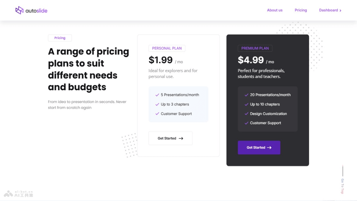 autoslide – AI演示文稿生成器，自定义风格创建高质量的演示内容插图1