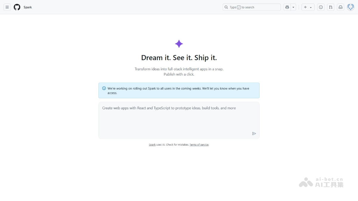 GitHub Spark – GitHub推出的AI编程工具，零代码开发应用插图