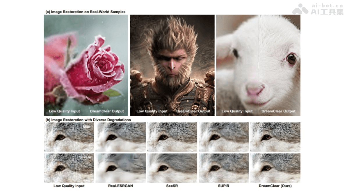 DreamClear – 中科院联合字节推出的高性能图像修复技术插图