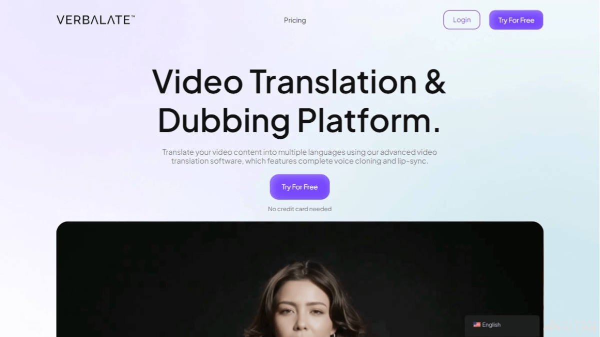 VERBALATE – AI视频翻译和配音工具，支持多语言视频翻译口型同步插图