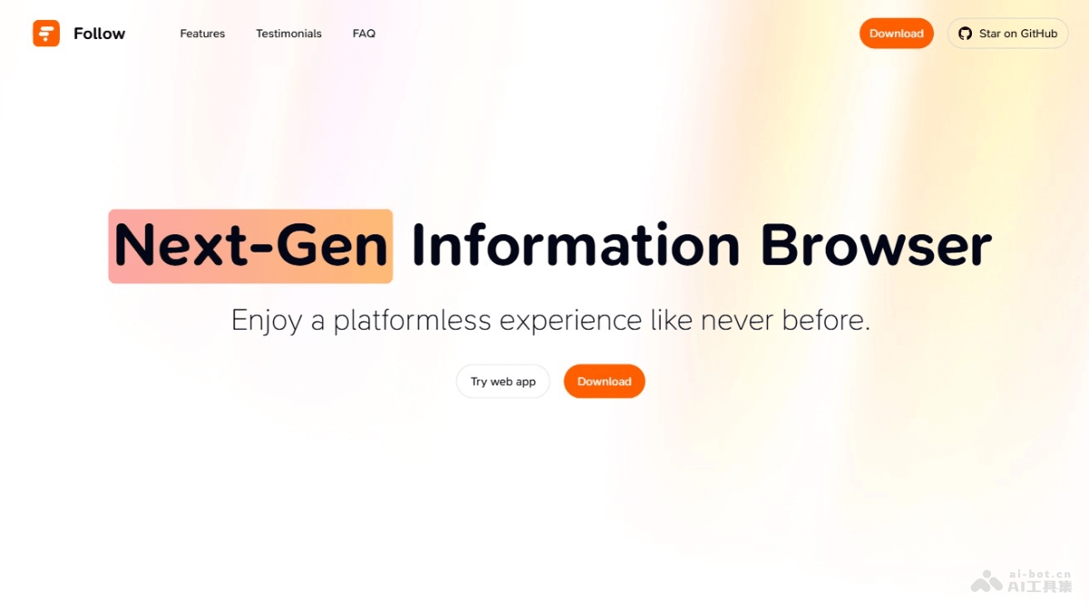 Follow – 开源RSS阅读器，实现“万物皆可订阅”插图