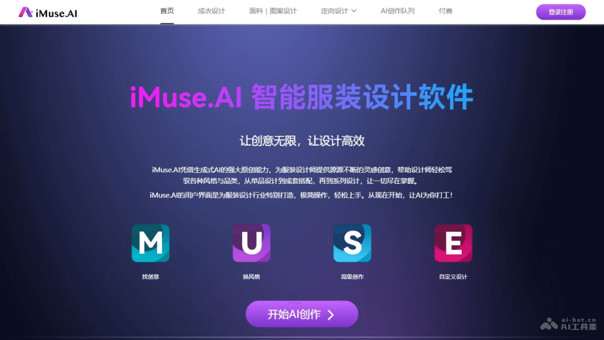iMuse.AI – AI服装设计软件，帮助设计师快速生成创意设计图插图